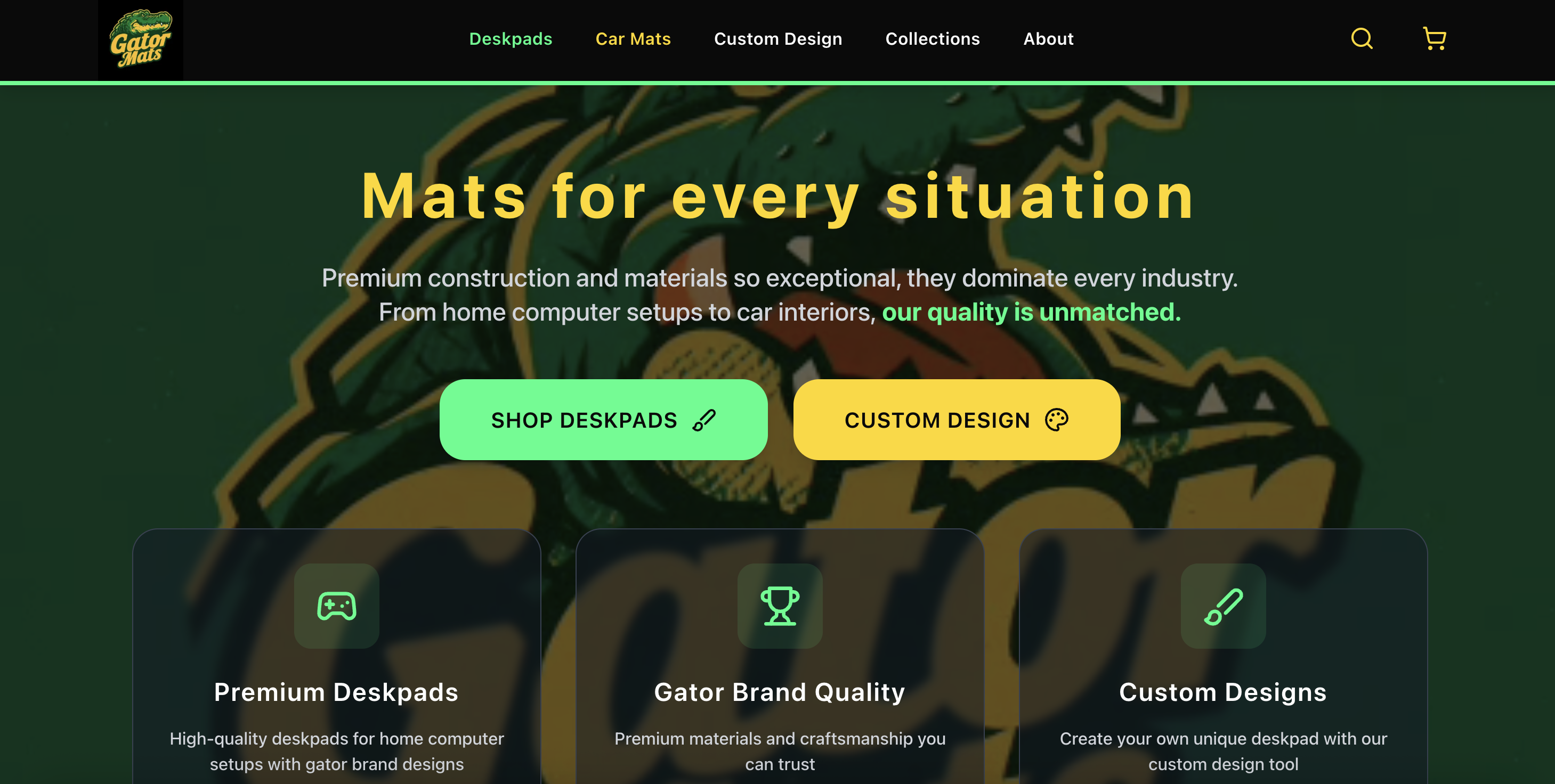 Gator Mats online store